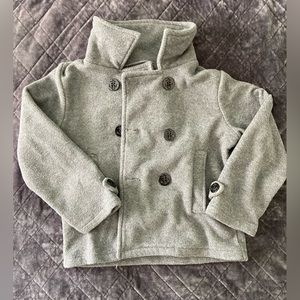 Boys Good Lad Gray Pea Coat - 6
